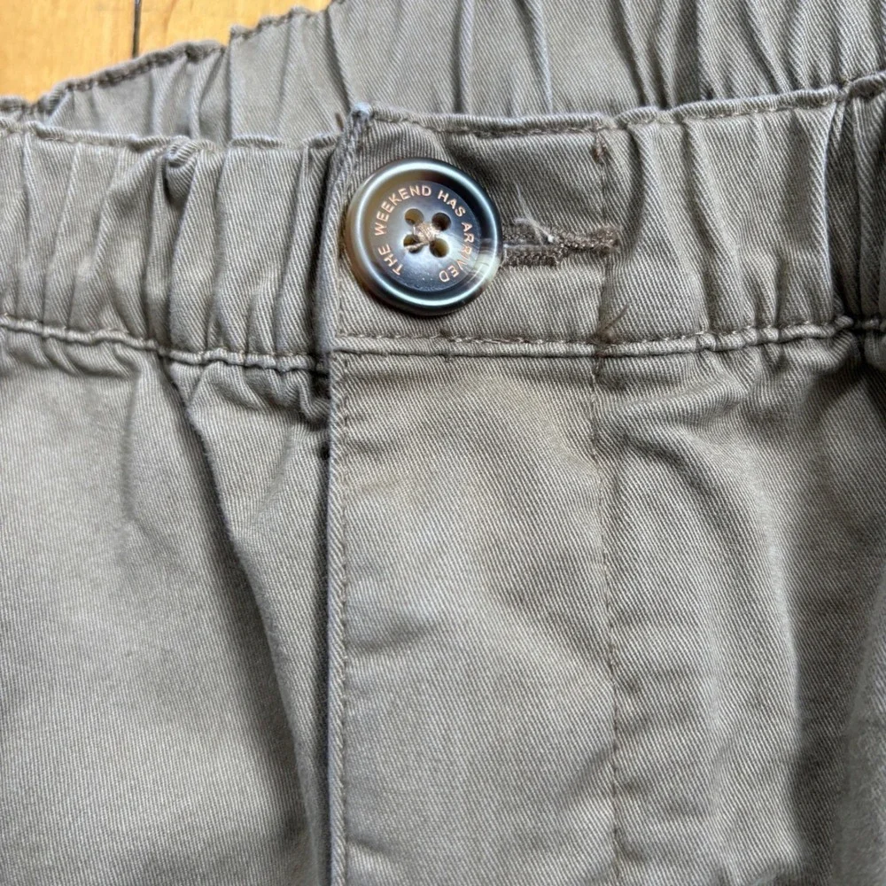 Chubbies Khaki Originals Mens Large Beige 5.5 Inseam Preppy Casual Pull On